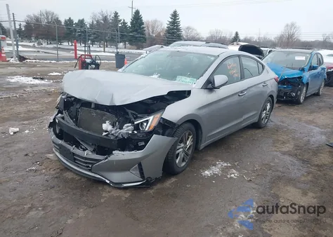 2020 Hyundai Elantra Sel z USA, uszkodzony, nr VIN 5NPD84LF2LH577735